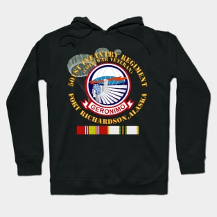 501st Infantry Regiment - Ft Richardson, AK w COLD SVC Hoodie